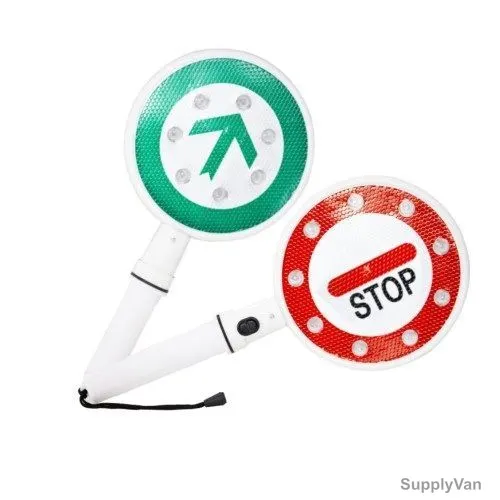 Handheld Bi-Directional Traffic Control Flashing LED Light, CH-1100, PPC, 90MM Dia x 400MM Length — image 1