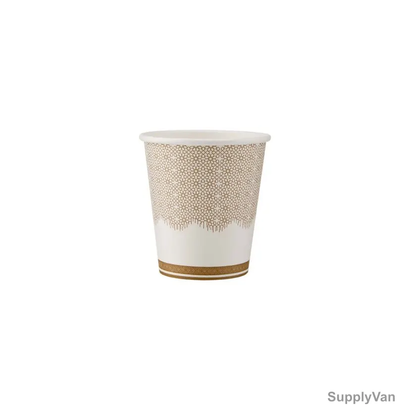 Hotpack Ramadan Theme Heavy Duty Disposable Paper Cup, PHDC6P5SC2, 6.5 Oz, 50 Pcs/Pack — image 1