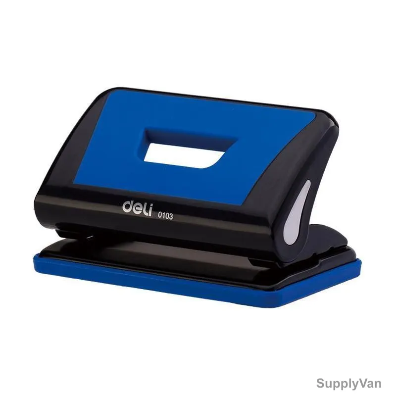 Deli Paper Punch, E0103, 10 Sheets, Blue