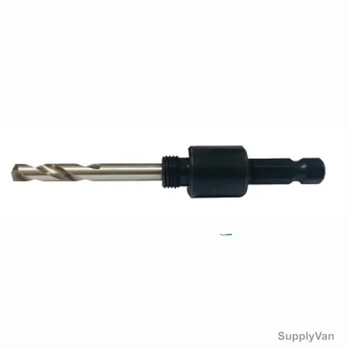 Uken Hole Saw Arbor, U80A2, Round, 1/4 Inch