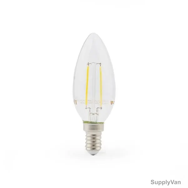 V-Tac LED Candle Bulb, VT-1886, COG, 2W, WarmWhite