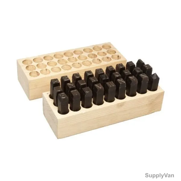Young Bros Stamp Letter Set, 09271, 1/2 Inch, 27PCS