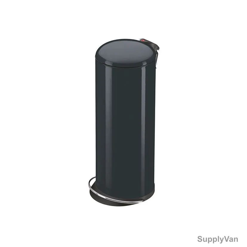 Hailo Pedal Waste Bin, HLO-0523-229, TopDesign L, 24 Litres, Black