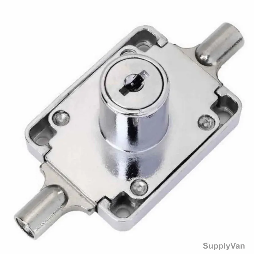 Dorfit Extending Bar Lock, DT708-22, Zinc Alloy, 22MM, Nickel Plated Finish — image 1