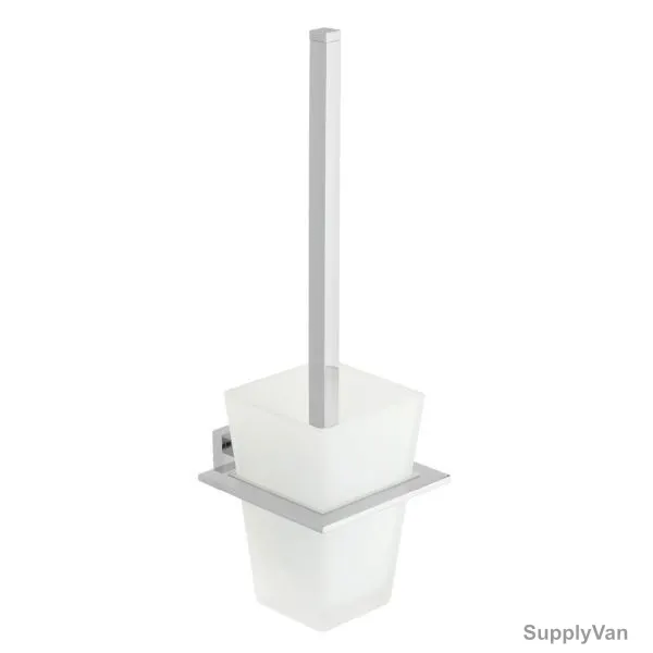 Vado Toilet Brush Holder, Level, Wall Mounted, Chrome, Silver — image 1