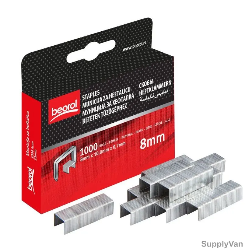 Beorol Staples, MHF8, 8MM, 1000PCS
