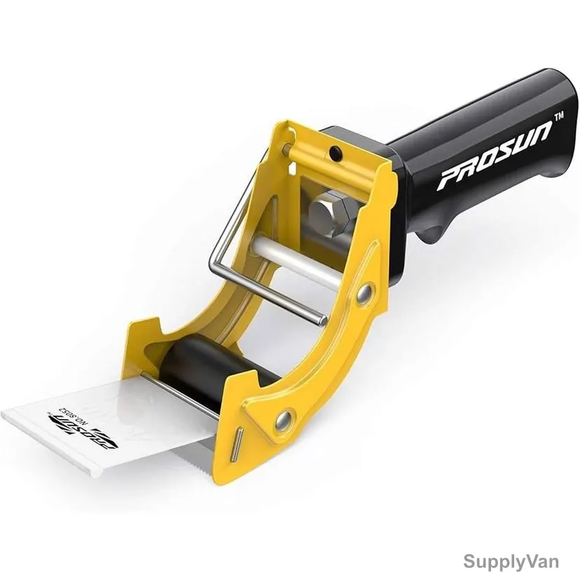 Prosun Heavy Duty Handheld Tape Dispenser, Metal, 50MM, Yellow