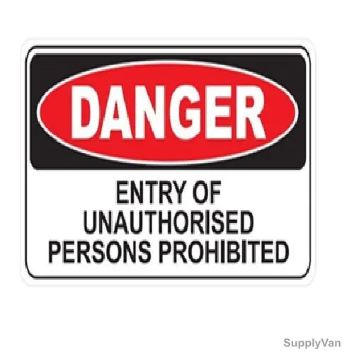 Loto-Lok Magnetic Danger Sign, LSP-MCS-02, 200 x 100MM