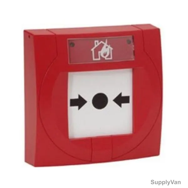 Gent Analogue Addressable Manual Call Point With Glass Element, S4-34800