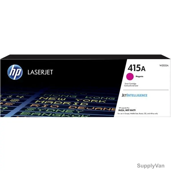 HP Original LaserJet Toner Cartridge, W2033A, 415A, Magenta