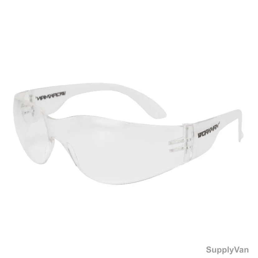 Workman Working Safety Goggles, Wk-SG71006, Polycarbonate, Clear