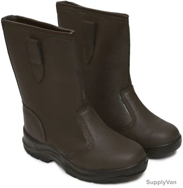 American Safety Welder Safety Boots, ZA037, Brown, PK10