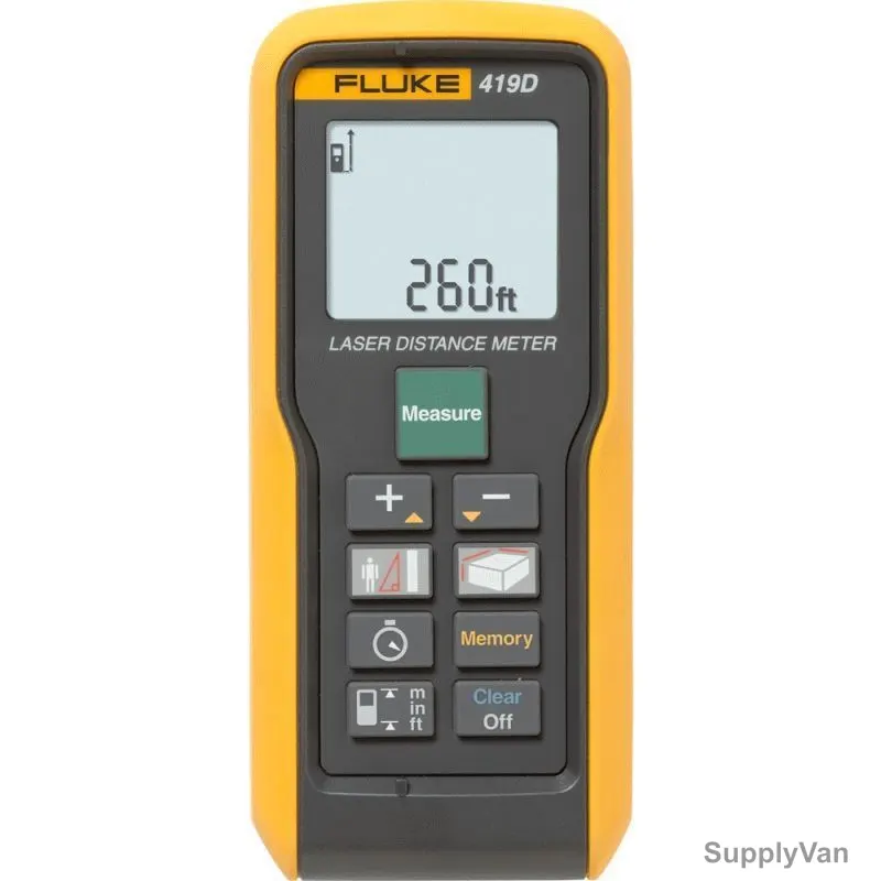 Fluke Laser Distance Meter, 419D, 80Mtrs