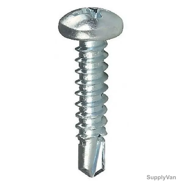 All Screw Fasteners Self Drilling Screw, Pan Head, M4.8 x 38MM, 1000 Pcs/Pack