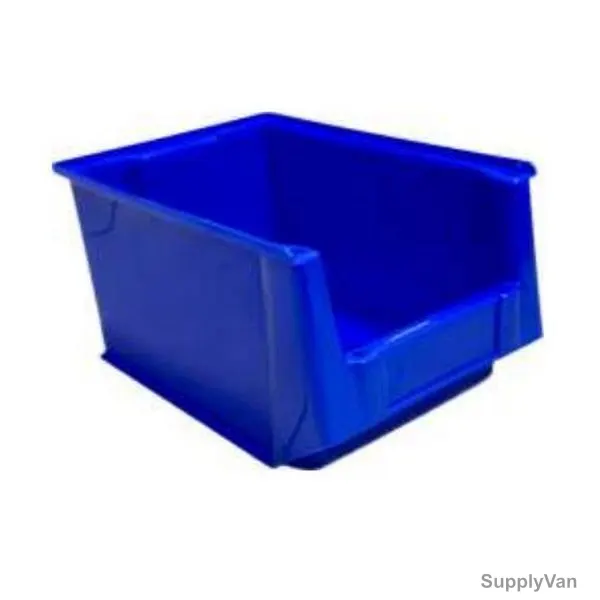 Heavy Duty Storage Bin, 160MM Height x 210MM Width x 300MM Length, Blue