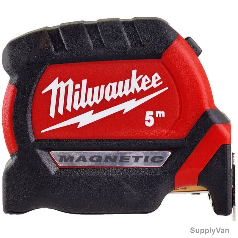 Milwaukee Premium Magnetic Tape Measure, 4932464599, 27 x 5 Mtrs, Red/Black — image 1