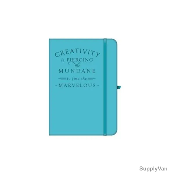 Navneet HQ Journal Casebound Notebook, NAV85809, A5, 96 Sheets, Blue