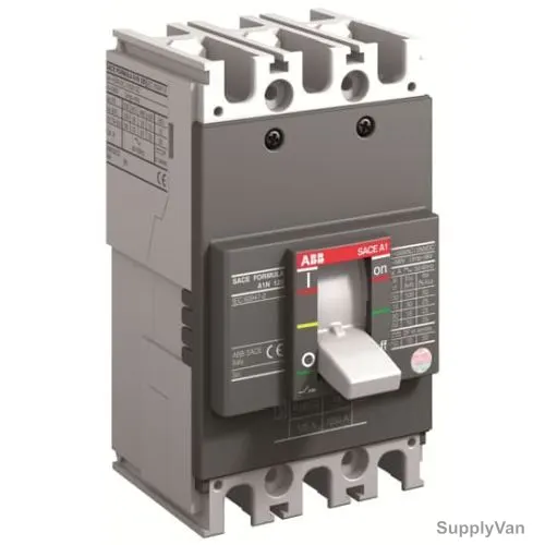 ABB Moulded Case Circuit Breaker, A1N-MCCB-63A-3P-36KA, 3 Pole, 36kA, 63A — image 1