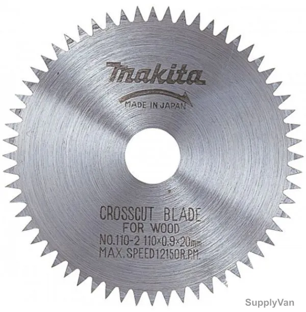Makita Cross Cutting Saw Blade, 792012-4, 110x20MM, 60 Teeth