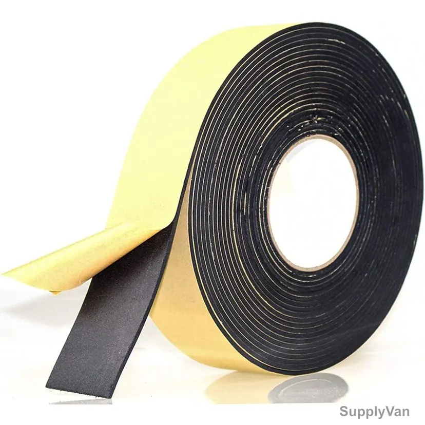 Double Side Foam Tape, 1MM, 48MM x 5 Mtrs, Black/White