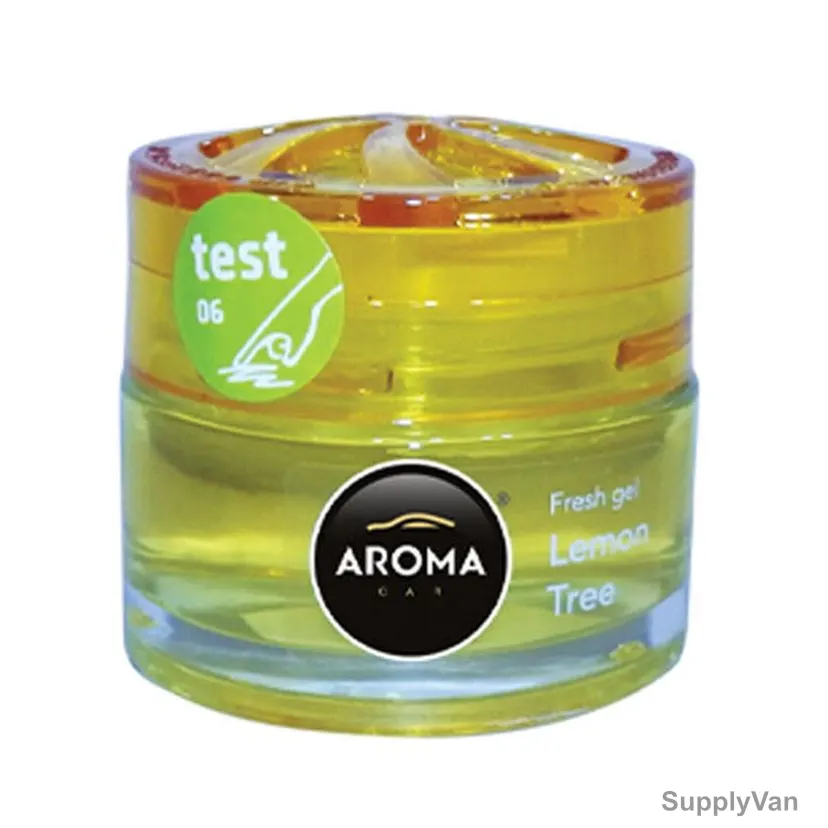 Aroma Fresh Gel Car Air Freshener, Lemon Tree, 50ML