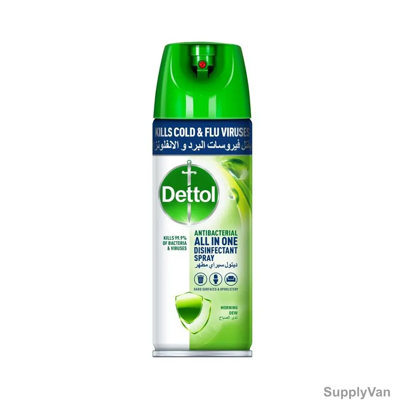 Dettol All In One Disinfectant Spray, Morning Dew, 450ML