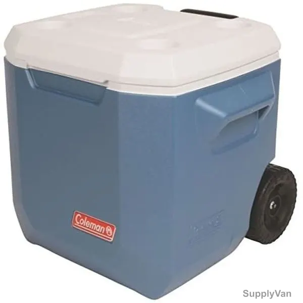 Coleman Xtreme Wheeled Bucket Cooler, 3000005588, 40 Qt, Blue