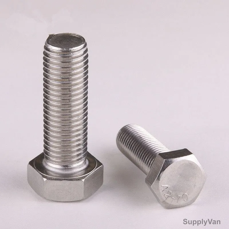 Schaefer-Peters Hex Bolt, Stainless Steel 316, Grade A4-70, 5x50MM
