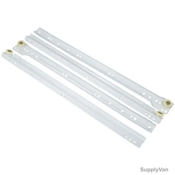 Bottom Mounted Heavy Drawer Slides, 16 Inch, PK4