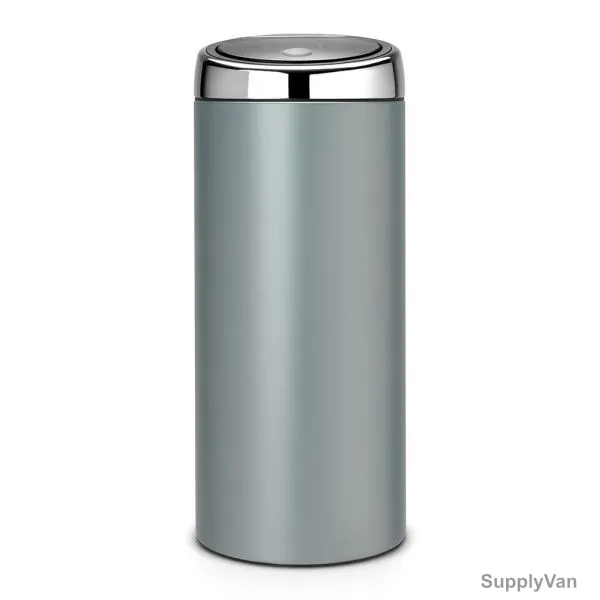 Brabantia Touch Bin, 484285, 30 Litres, Metallic Mint