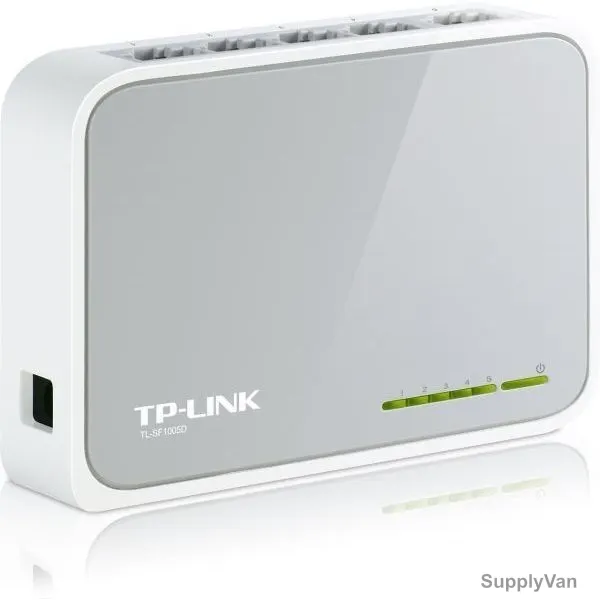 TP-Link 5-Port Desktop Switch, TL-SF1005D, 10/100Mbps, Grey and White