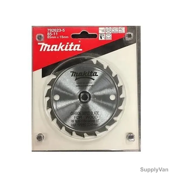 Makita Circular Saw Blade, 792623-5, 85x15MM, 20 Teeth