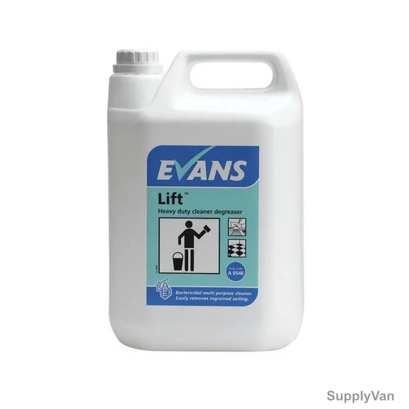 Evans Heavy Duty Cleaner and Degreaser, Lift, 5 Ltrs, 2 Pcs/Pack
