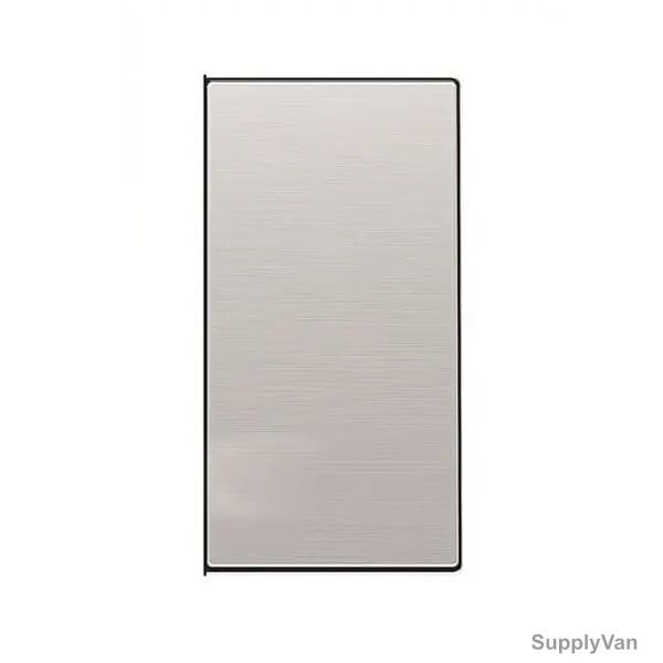 ABB Electrical Switch With Wall Plate, AMD10222-ST-plus-AMD5144-ST, Millenium, 2 Gang, 1 Way, 10A — image 1