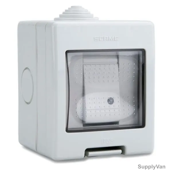 Scame Surface-Mounted Bell Push, 1 Gang