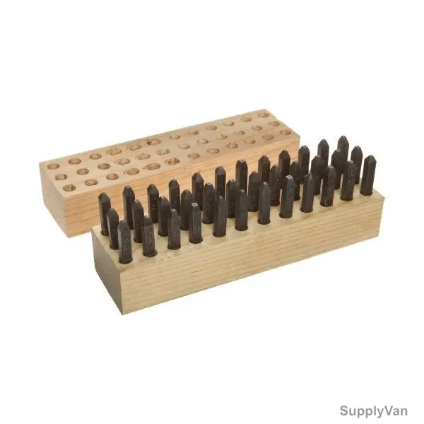 Young Bros Combination Letter and Figure Set, 00363, 1/32 Inch, 36PCS