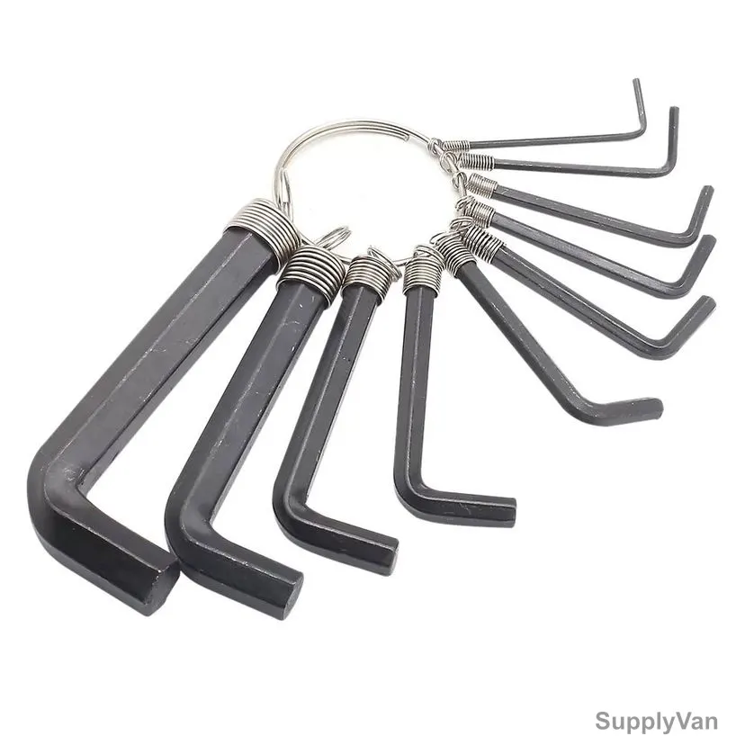 Sparta Allen Key Set, 112665, CrV Steel, 1.5-10MM, 9 Pcs/Set