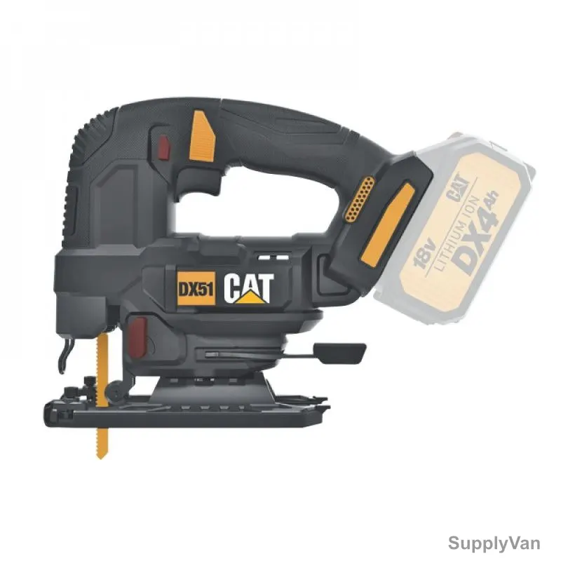 Caterpillar Cordless Brushless Motor Jig Saw, DX51B, 18V, 0-3500 RPM, 26MM Stroke Length