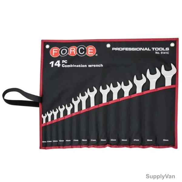 Force Combination Wrench Set, 5141C, 14 Pcs/Set