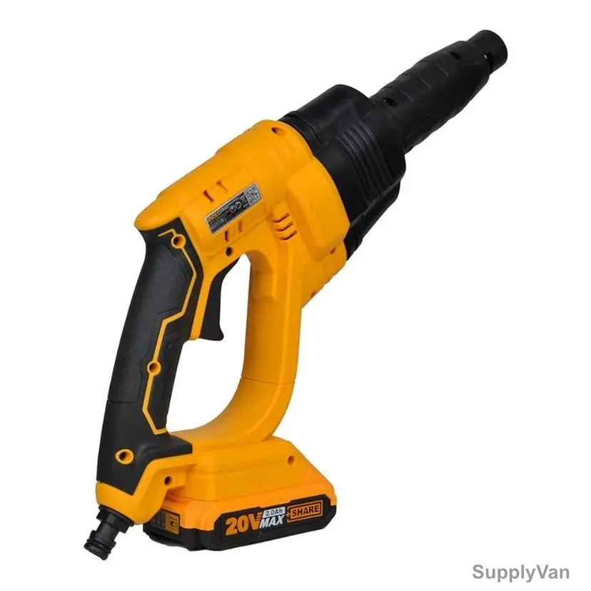 Ingco Cordless Pressure Washer, CPWLI20082, 20V, 24.8 Bar, 2.2 Ltrs/Min Flow Rate — image 1