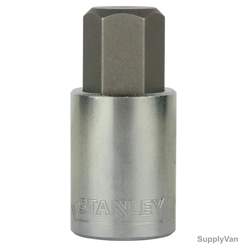 Stanley 4 Point Hexagonal Bit Socket, STMT73381-8B, 1/2 Inch Drive, 19MM