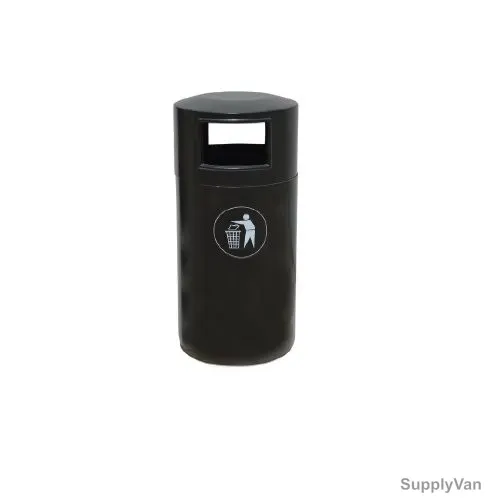 Brooks Outdoor Open Bin, OPN-BK-841, Fiber, 70 Ltrs, Black