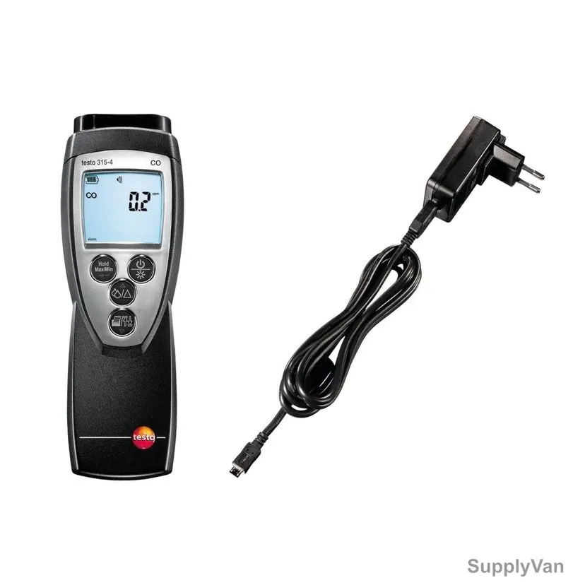 Testo CO Ambient Measurement Meter, 315-4, -10 to 60 Deg.C, 100 PPM — image 1