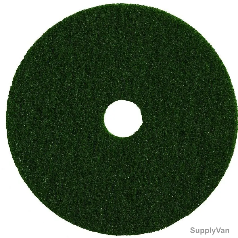 Norton Floor Pad, 66261054261, 17 Inch, Green, 5 Pcs/Pack — image 1