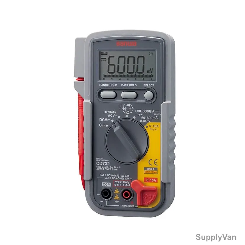 Sanwa Digital Multimeter, CD732, 6000 Counts