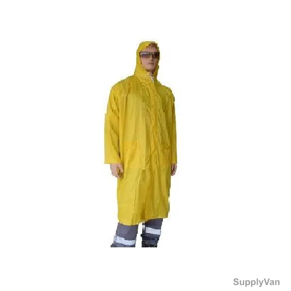 Gladious Rain Coat, G132050901, PVC/Polyester, S, Yellow