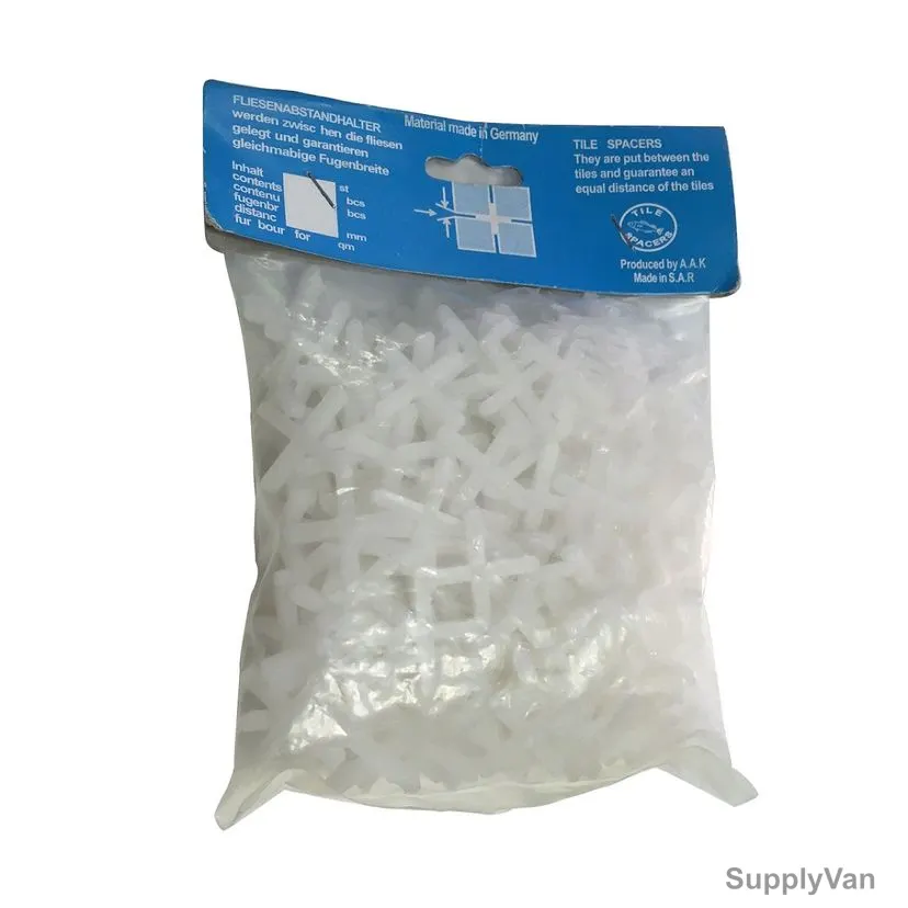 Original Fish Tile Spacer, Plastic, 8MM, White, 20000 Pcs/Box