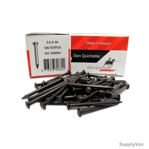 Don Quichotte Steel Nail, 3x40MM, PK100