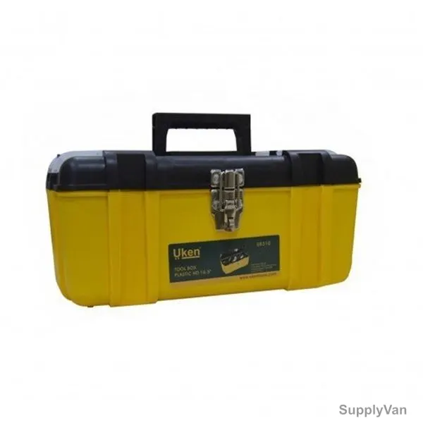 Uken Heavy Duty Tool Box, U8310, Plastic, 412MM, Yellow/Black