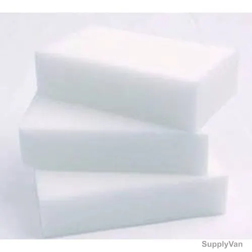 Waterproof Foam Magic Sponge, 10 x 7CM, White, PK10